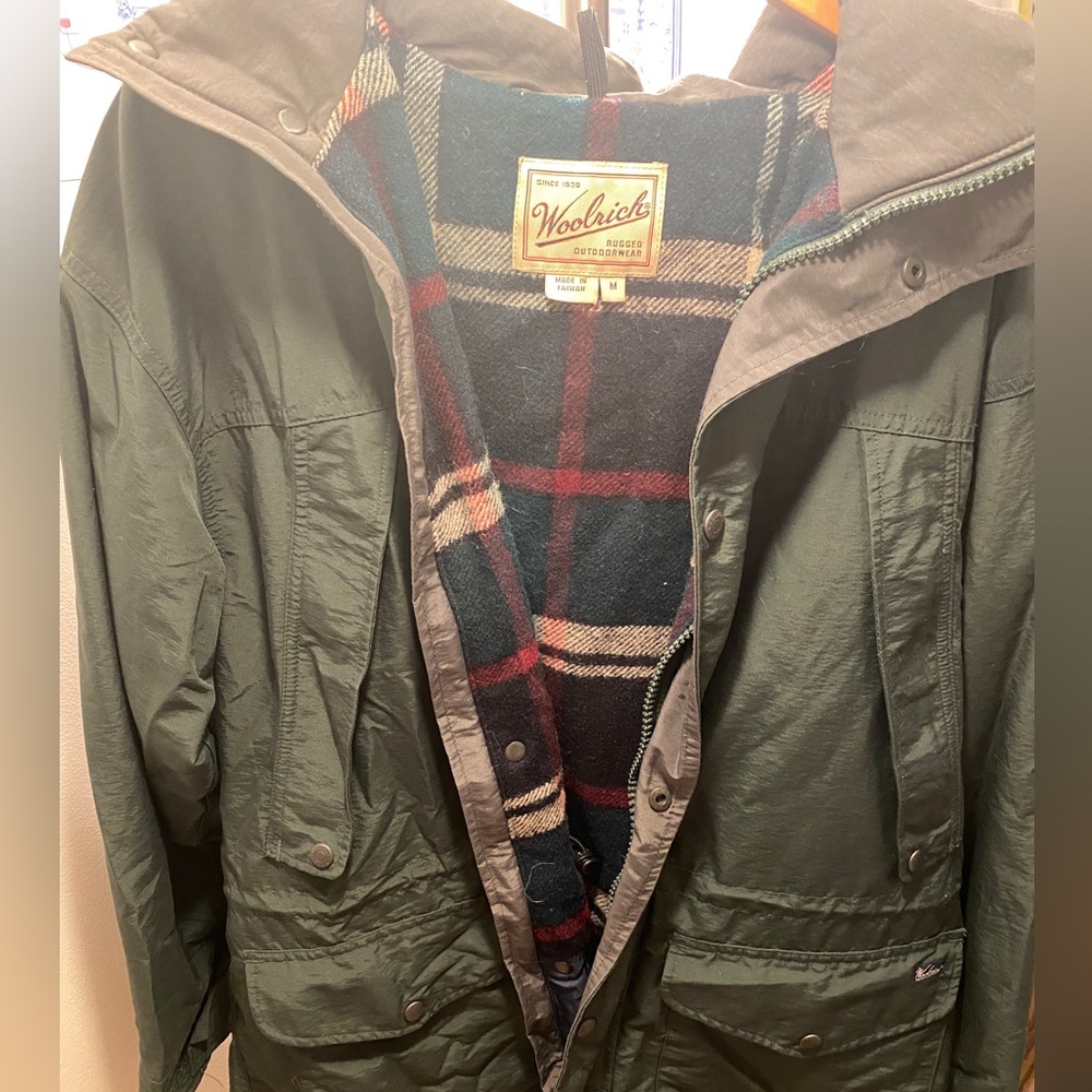 Vintage Plaid Wool-Lined Woolrich Field Jacket